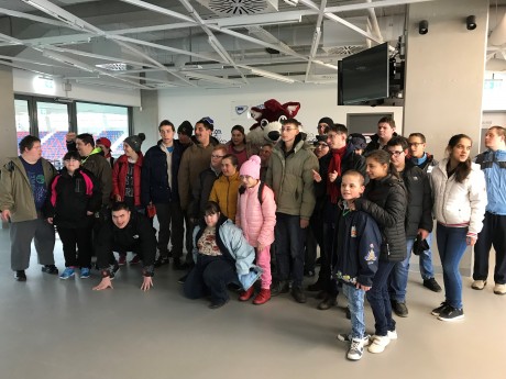 Az Ezredéves Iskola kisdiákjai jártak a MOL Aréna Sóstón